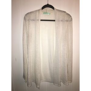 White Lightweight Cardigan